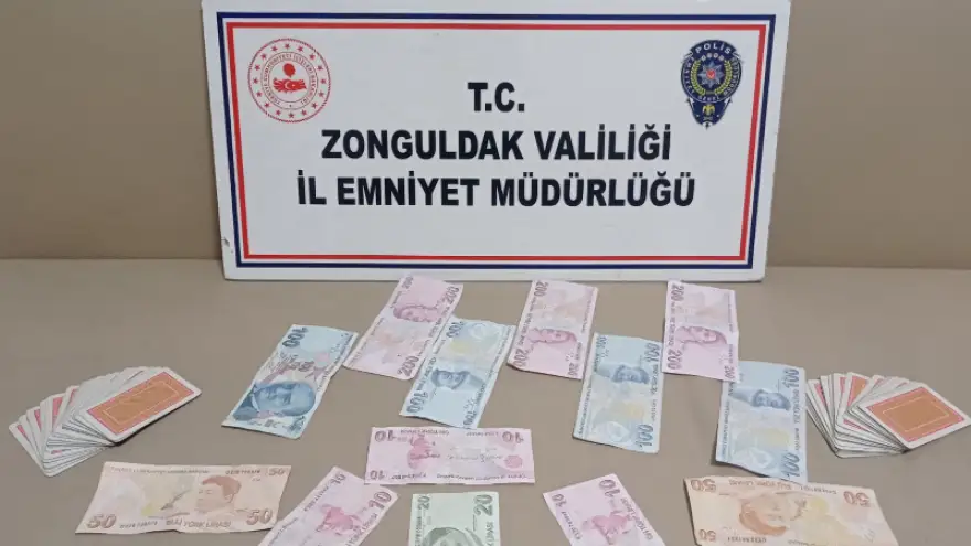 Kumarcılara suç üstü...