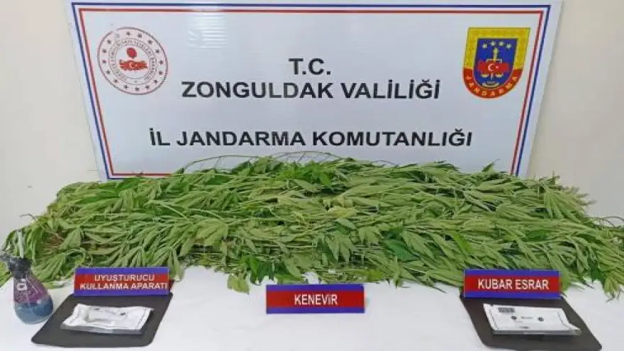 Jandarma'dan Ereğli'de uyuşturucu operasyonu...