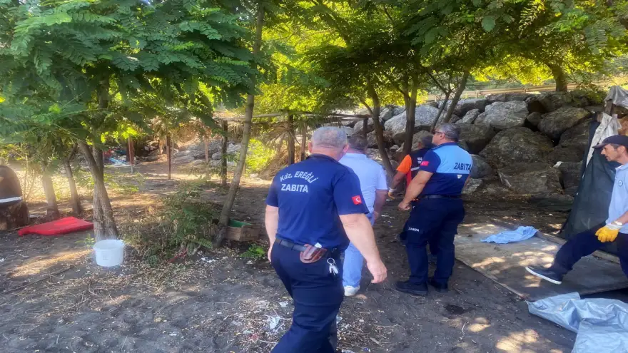 Kıyıcak Mervealtı Plajı’nda yaşanan işgaller ikinci kez kaldırıldı...