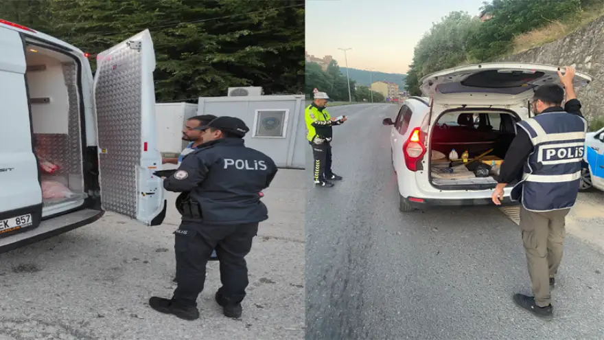 Zonguldak genelinde düzensiz göç ile mücadeleye yönelik huzur uygulaması