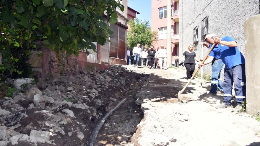 Başkan Posbıyık, alt yapı çalışmalarını denetledi...