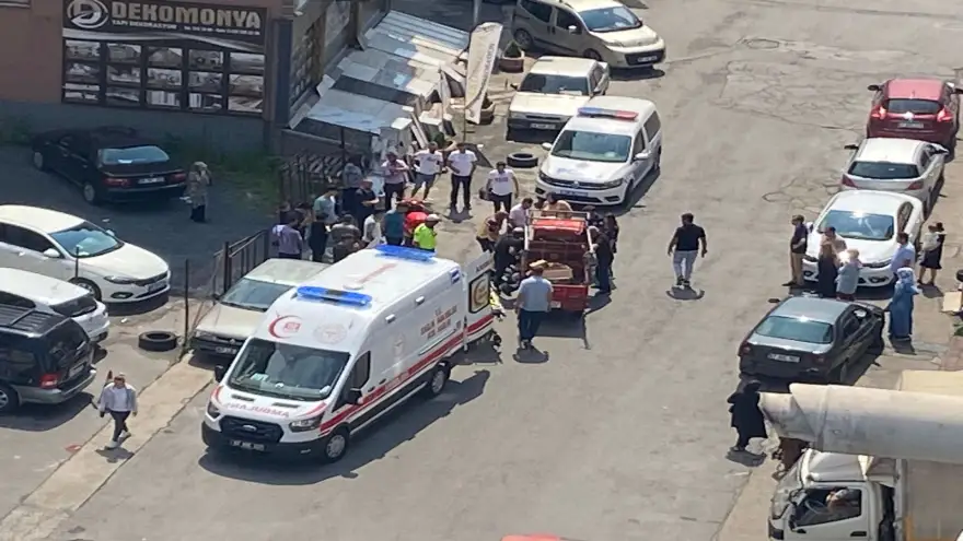 Tripator ile motosiklet çarpıştı