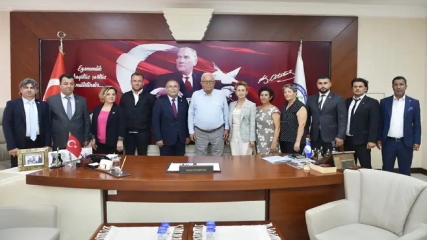 Başkan Posbıyık’ı ziyaret ettiler...