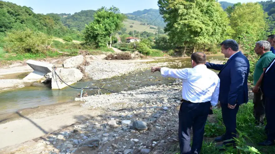 Vali Hacıbektaşoğlu incelemelerde bulundu...