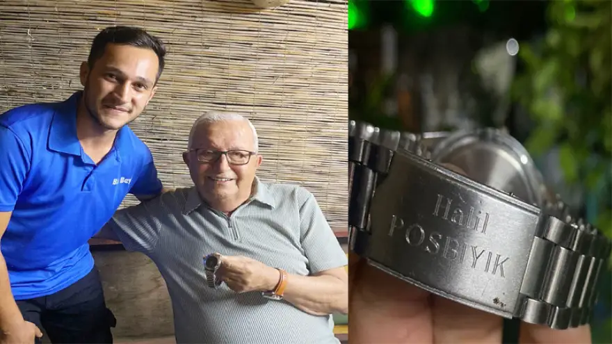 Başkan Posbıyık'ın 18 Yıl önce hediye ettiği saati ilk günkü gibi duruyor