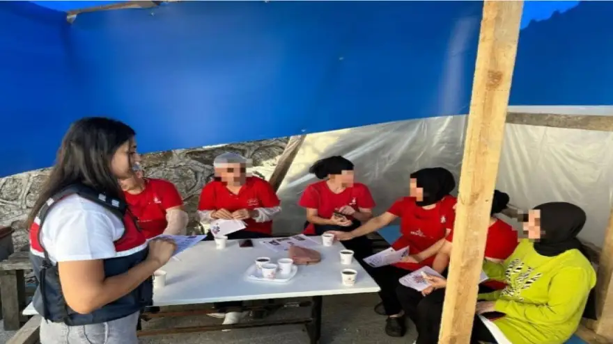 Jandarma, Kızılca köyünde 20 kadın işçiyle buluştu...