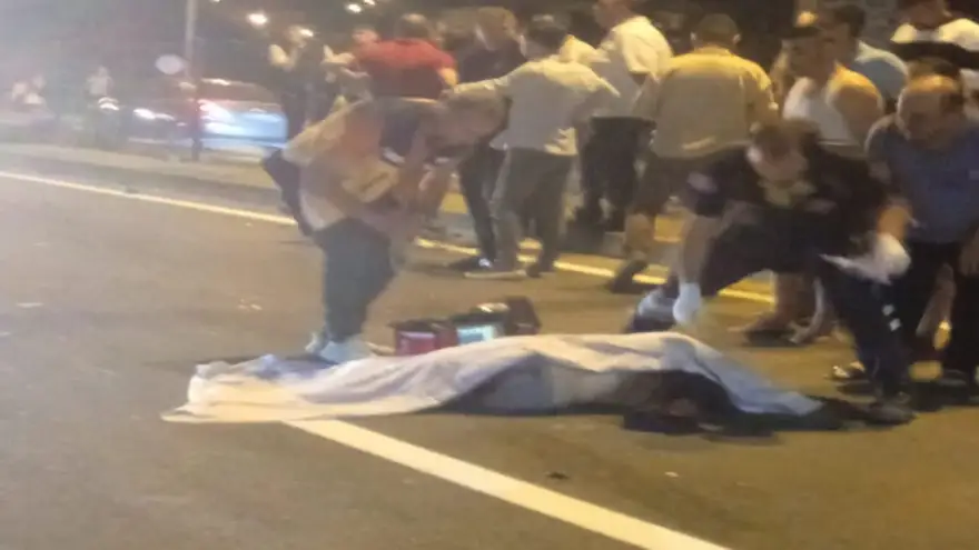 İşte o feci kazanın görüntüleri...