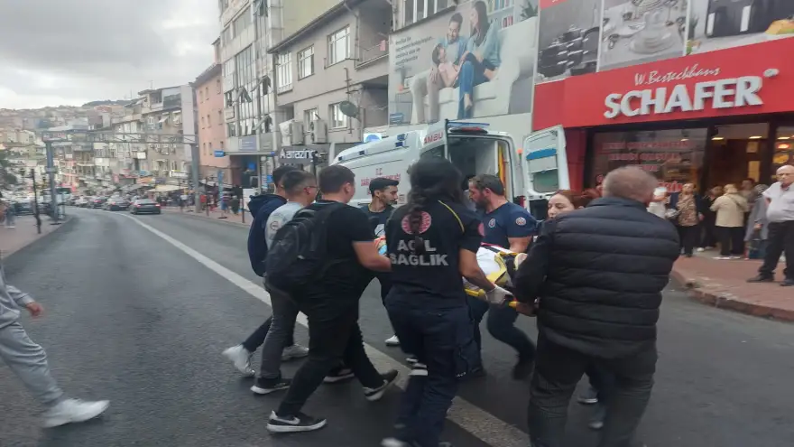 Otomobil yayaya çarptı