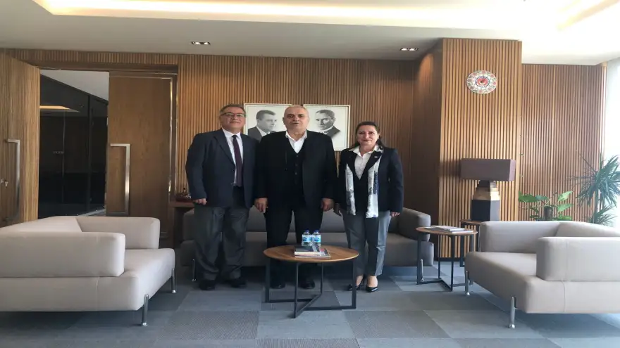 Dikmen, Ankara'da Odabaş'ı ziyaret etti...