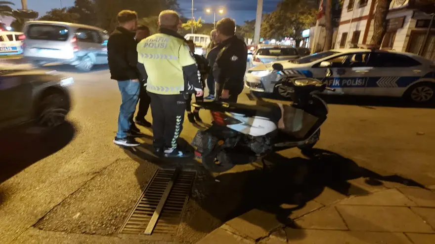 Otomobil motosiklet ile çarpıştı: 1 Yaralı