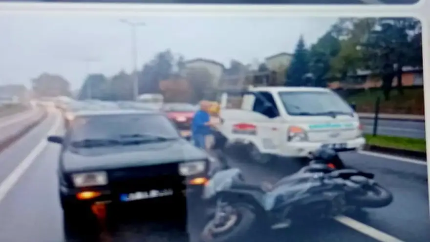 3 aracın karıştığı kazada 1 kişi yaralandı