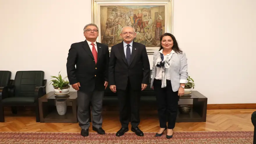 Dikmen, Partisinin Genel Başkanı Kılıçdaroğlu’nu ziyaret etti