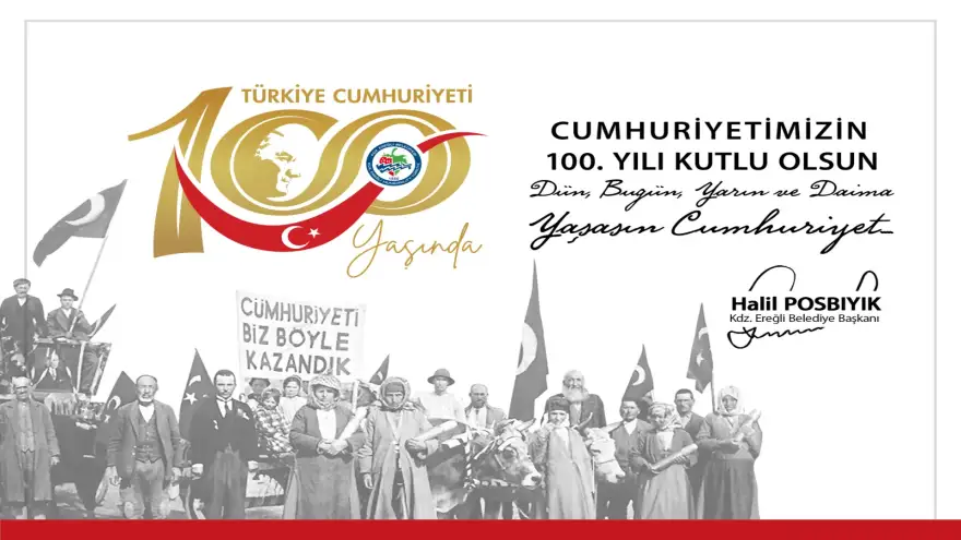 Cumhuriyetimizin 100. Yılı Kutlu Olsun...