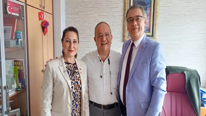 Dikmen, Özkök ve Taşkın'ı ziyaret etti...