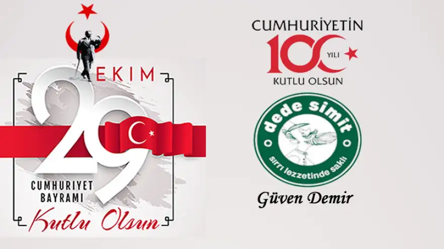 Cumhuriyetimizin 100. Yılı Kutlu Olsun...