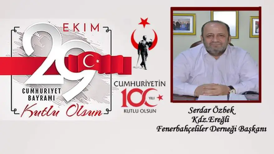 Cumhuriyetimizin 100. Yılı kutlu olsun..