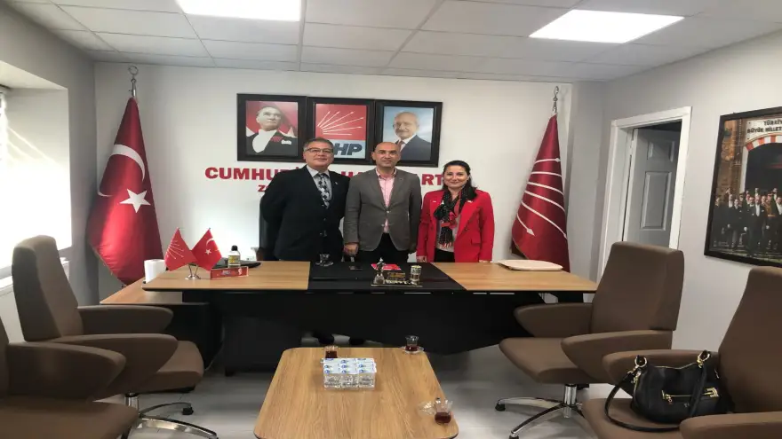 Dikmen, CHP İl Başkanı Devrim Dural’ı ziyaret etti...