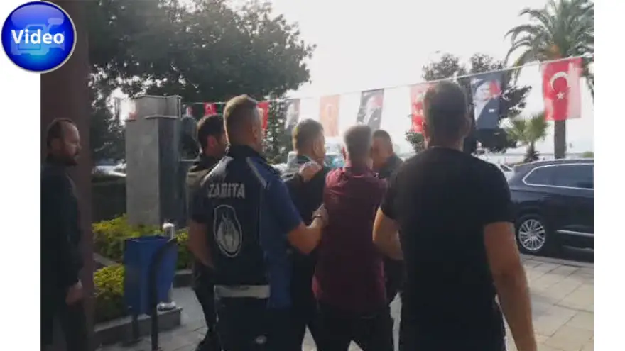 Ereğli'de Belediye Meclisi öncesi kavga yaşandı... 