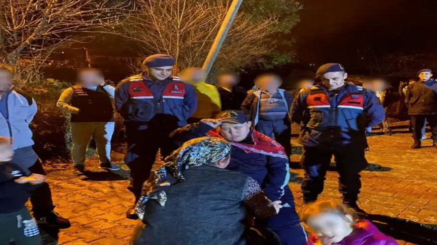 Jandarma isteğini geri çevirmedi...