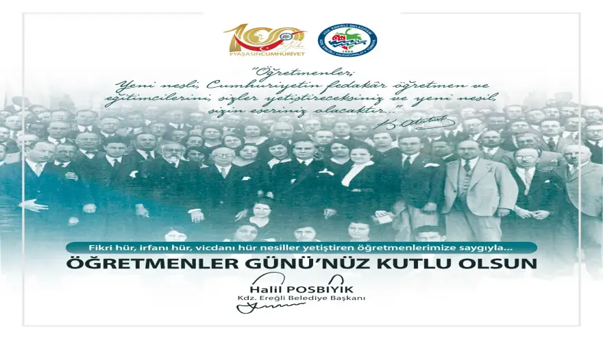 Öğretmenler gününüz kutlu olsun..