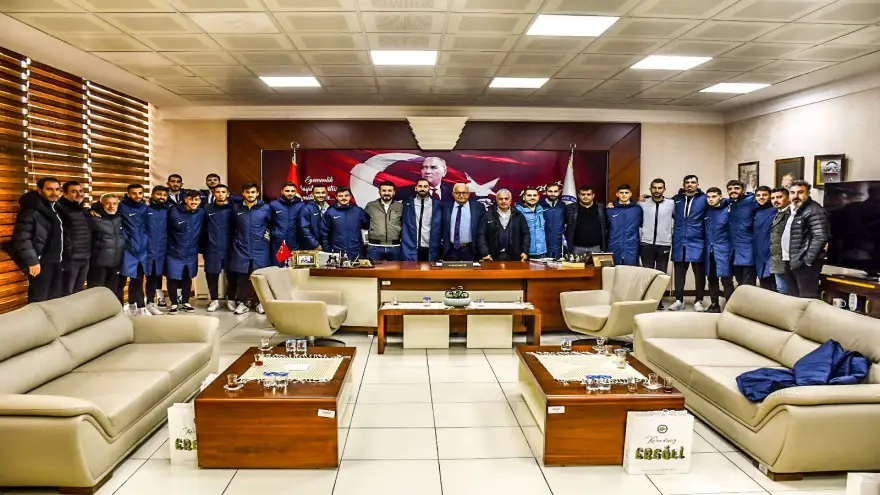 Kdz. Ereğli Belediyespor'dan geçmiş olsun ziyareti...