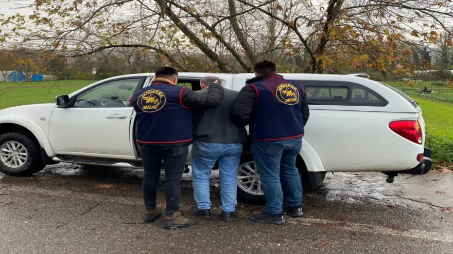 Cinayet zanlısı kıskıvrak yakalandı...