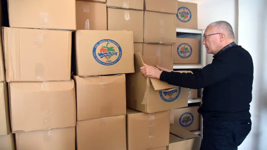 Kdz. Ereğli belediyesi, bin aileye gıda yardımında bulunuyor