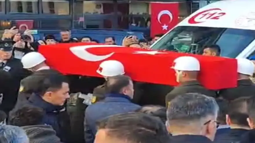 Şehitimiz, gözyaşlarıyla son yolculuğuna uğurlandı.