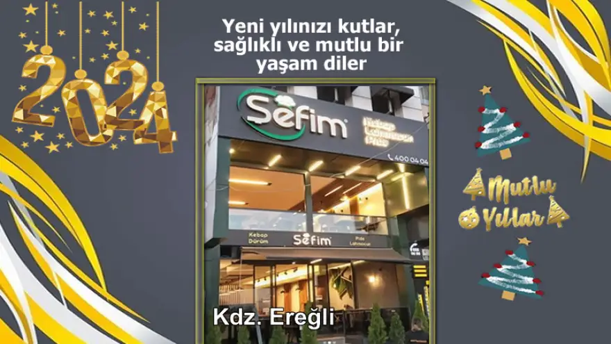 Şefim Pide Yeni Yılınızı Kutlar, Sağlıklı ve Mutlu Bir Yaşam Diler