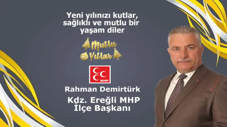 Demirtürk Yeni Yılınızı Kutlar, Sağlıklı ve Mutlu Bir Yaşam Diler