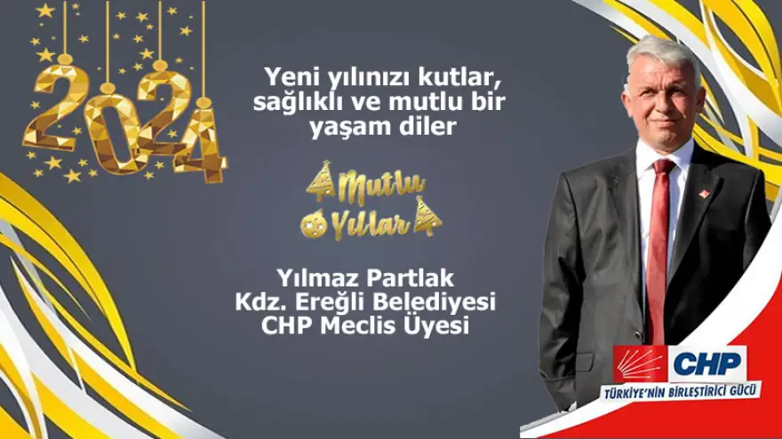 Partlak Yeni Yılınızı Kutlar, Sağlıklı ve Mutlu Bir Yaşam Diler