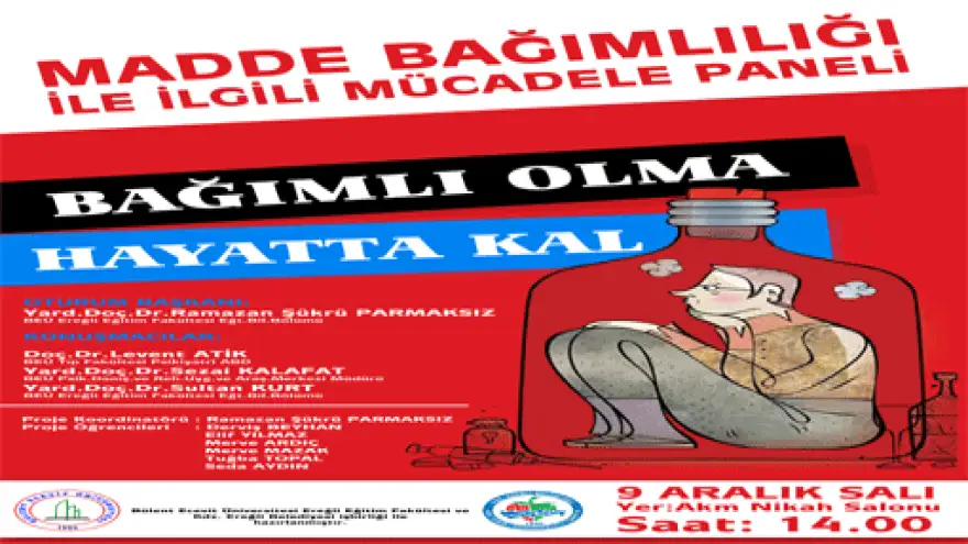 EREĞLİDE MADDE BAĞIMLILIĞI PANELİ