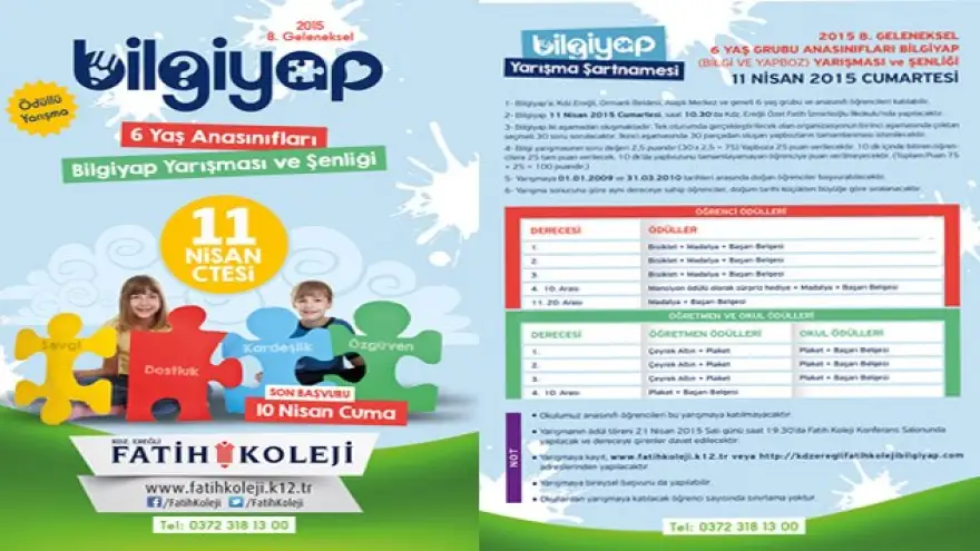 FATİH KOLEJİNDEN BİLGİYAP PROJESİ
