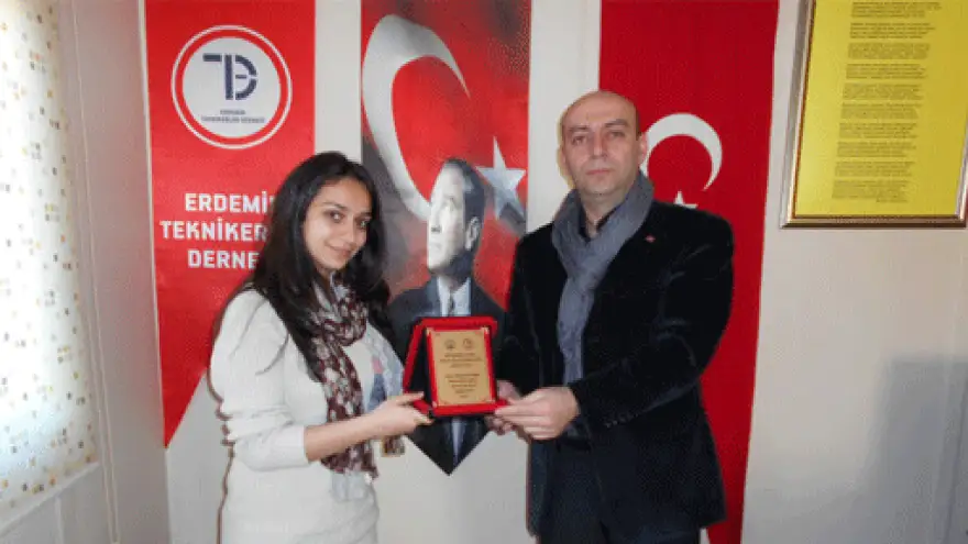 ÇAYLIYA TEŞEKKÜR PLAKETİ VERİLDİ